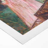 Impressionist Portrait - May Belfort in Pink by Toulouse-Lautrec Art Print