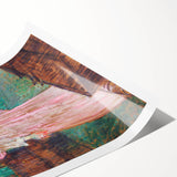 Impressionist Portrait - May Belfort in Pink by Toulouse-Lautrec Art Print