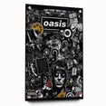 Oasis Collage Poster - Retro Art for Music Fans