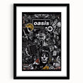 Oasis Collage Poster - Retro Art for Music Fans