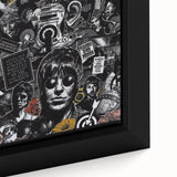 Oasis Collage Poster - Retro Art for Music Fans