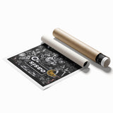 Oasis Collage Poster - Retro Art for Music Fans