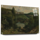 View of Ornans - Realism Art Canvas | Classical Realism Paintings