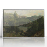 View of Ornans - Realism Art Canvas | Classical Realism Paintings