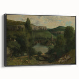 View of Ornans - Realism Art Canvas | Classical Realism Paintings