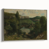 View of Ornans - Realism Art Canvas | Classical Realism Paintings