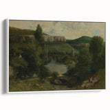 View of Ornans - Realism Art Canvas | Classical Realism Paintings