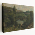 View of Ornans - Realism Art Canvas | Classical Realism Paintings