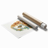 Romanticism Art: Volcano Limpet Snail Wall Art for Home Decor