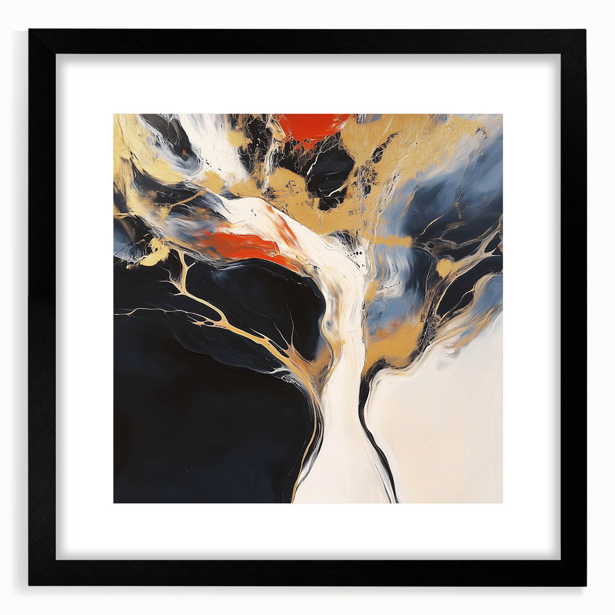 Contemporary Abstract Canvas – Bold Large Minimalist Wall Art