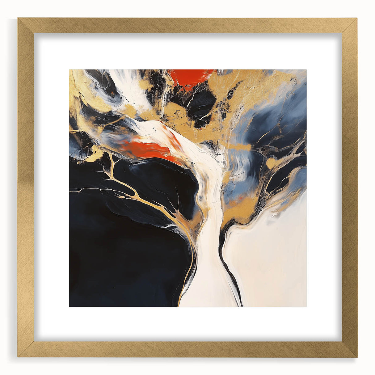 Contemporary Abstract Canvas – Bold Large Minimalist Wall Art