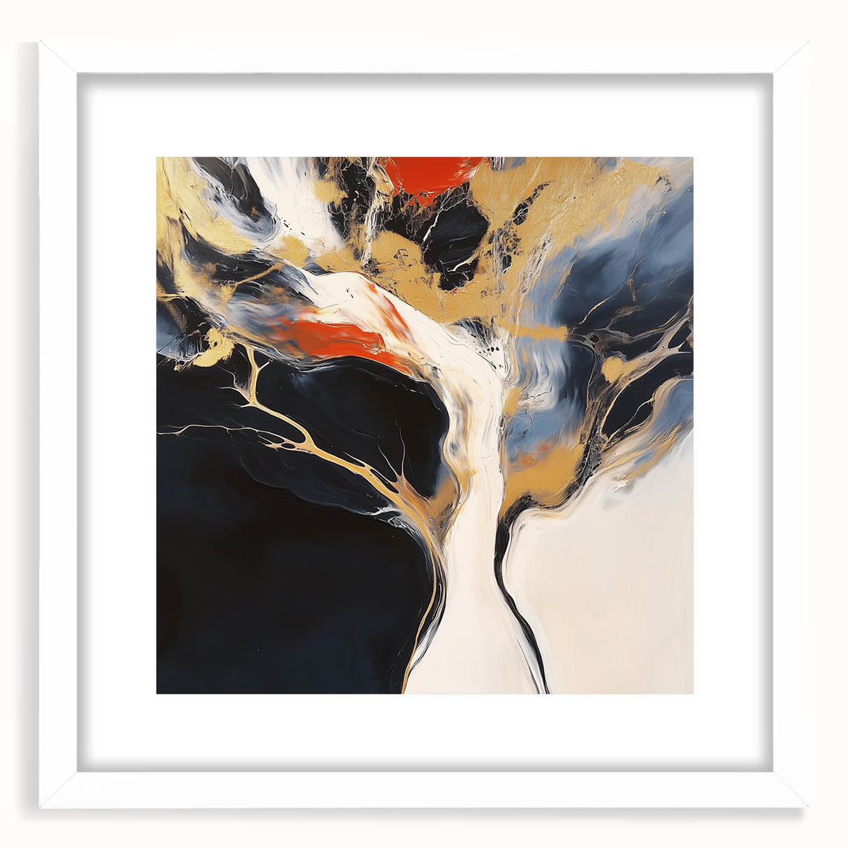 Contemporary Abstract Canvas – Bold Large Minimalist Wall Art