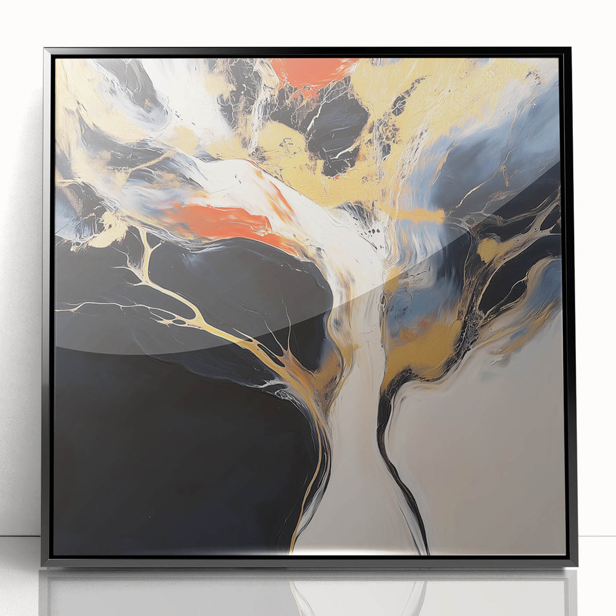 Contemporary Abstract Canvas – Bold Large Minimalist Wall Art