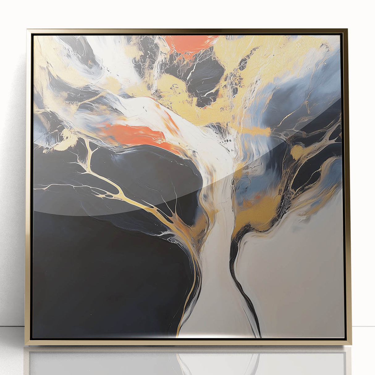 Contemporary Abstract Canvas – Bold Large Minimalist Wall Art