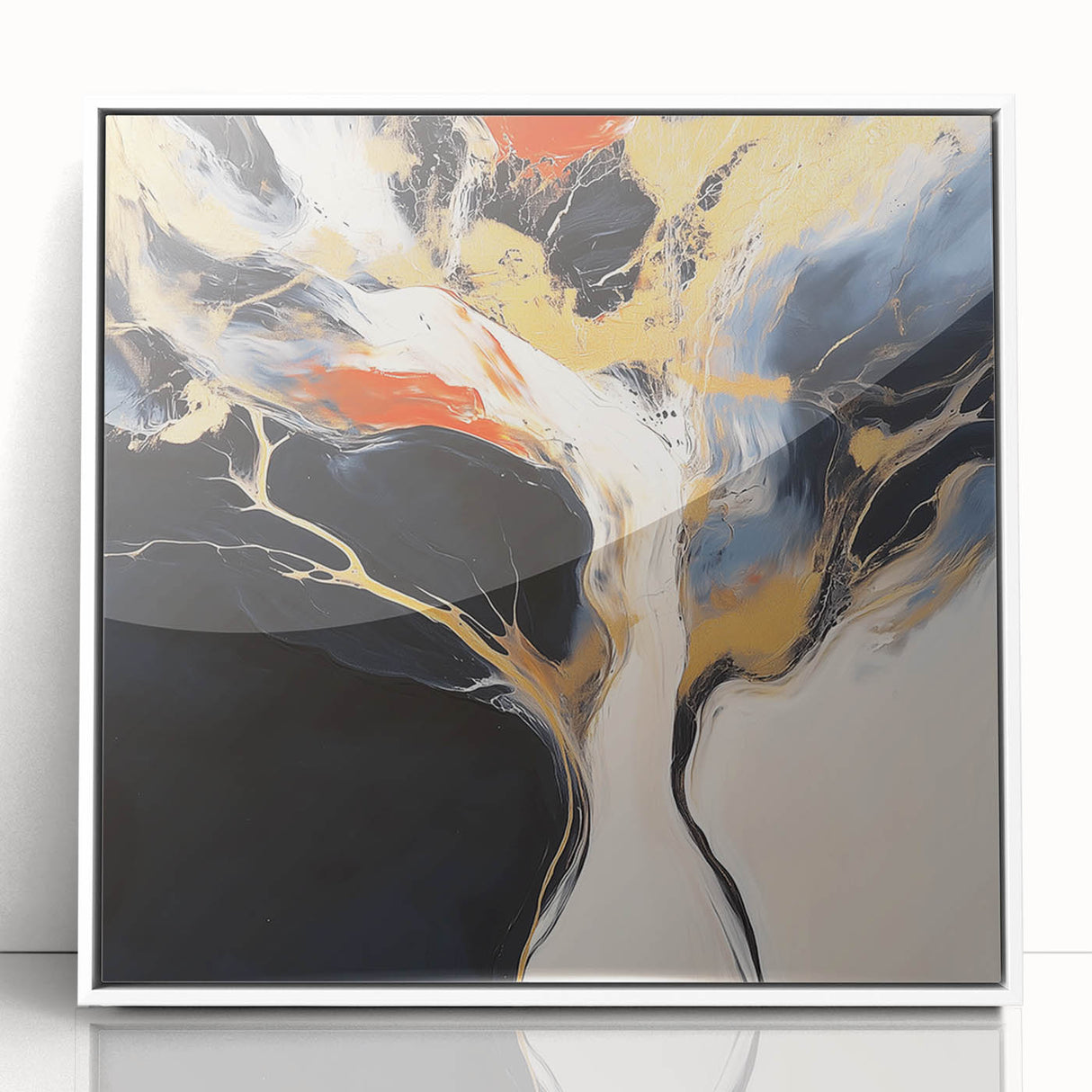 Contemporary Abstract Canvas – Bold Large Minimalist Wall Art