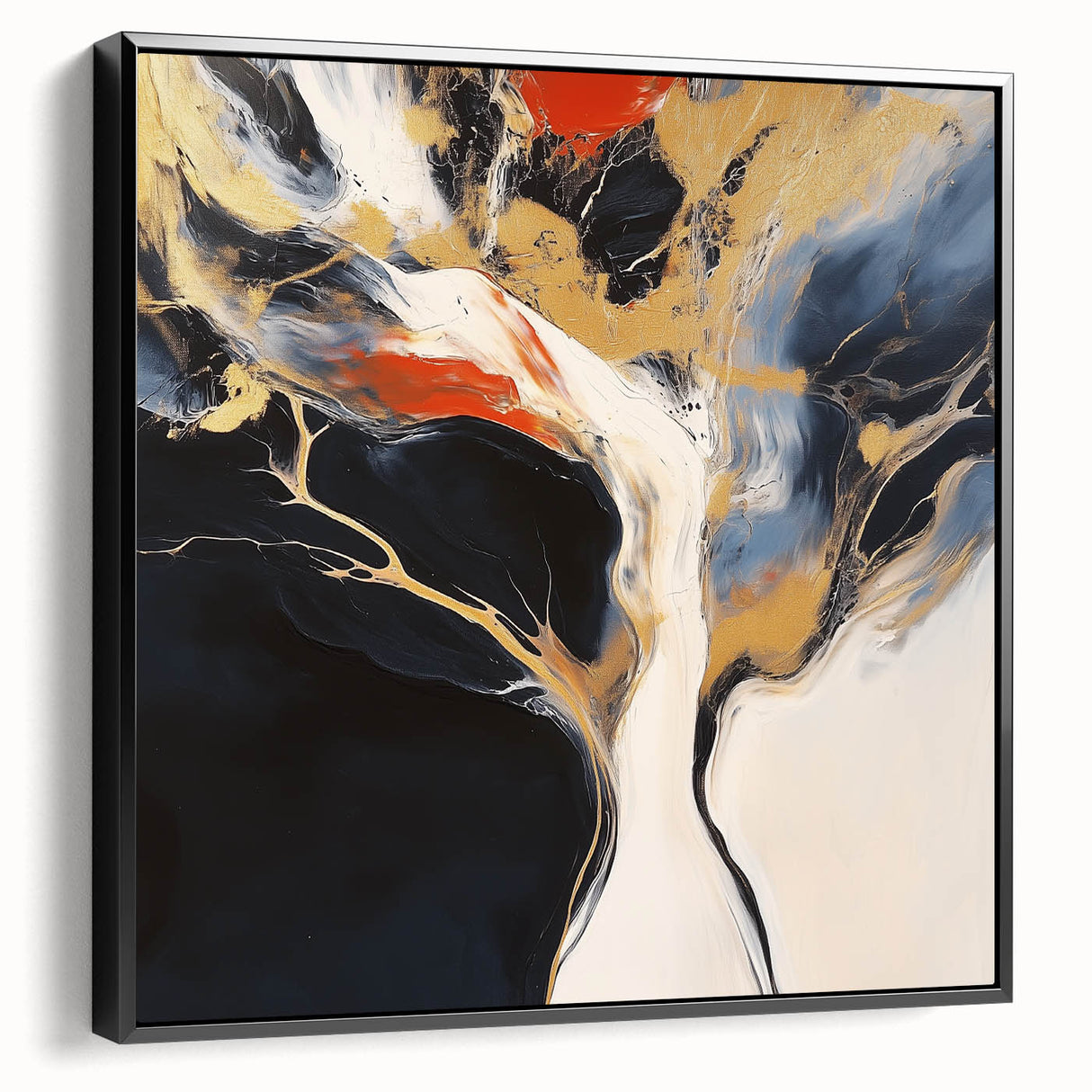 Contemporary Abstract Canvas – Bold Large Minimalist Wall Art