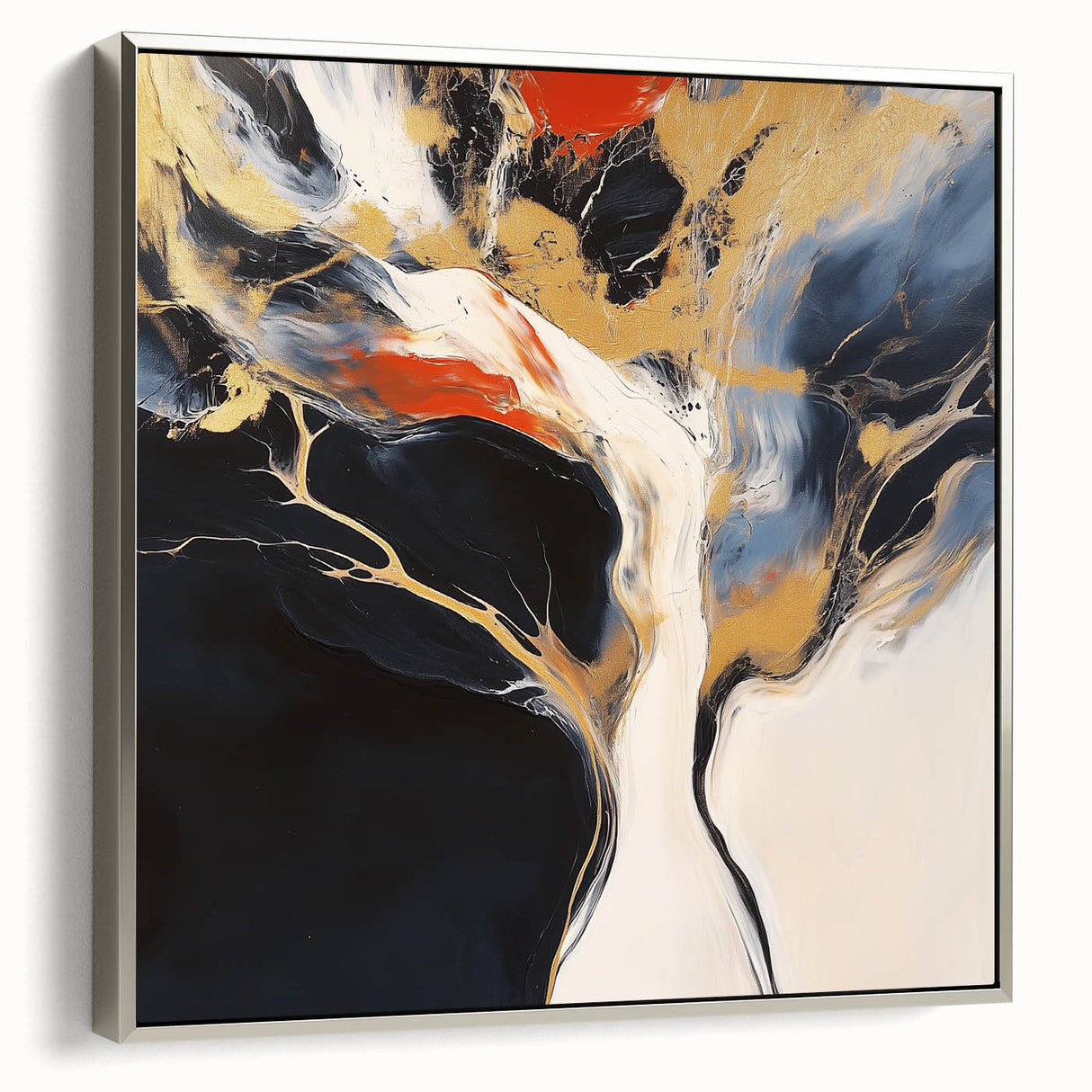 Contemporary Abstract Canvas – Bold Large Minimalist Wall Art