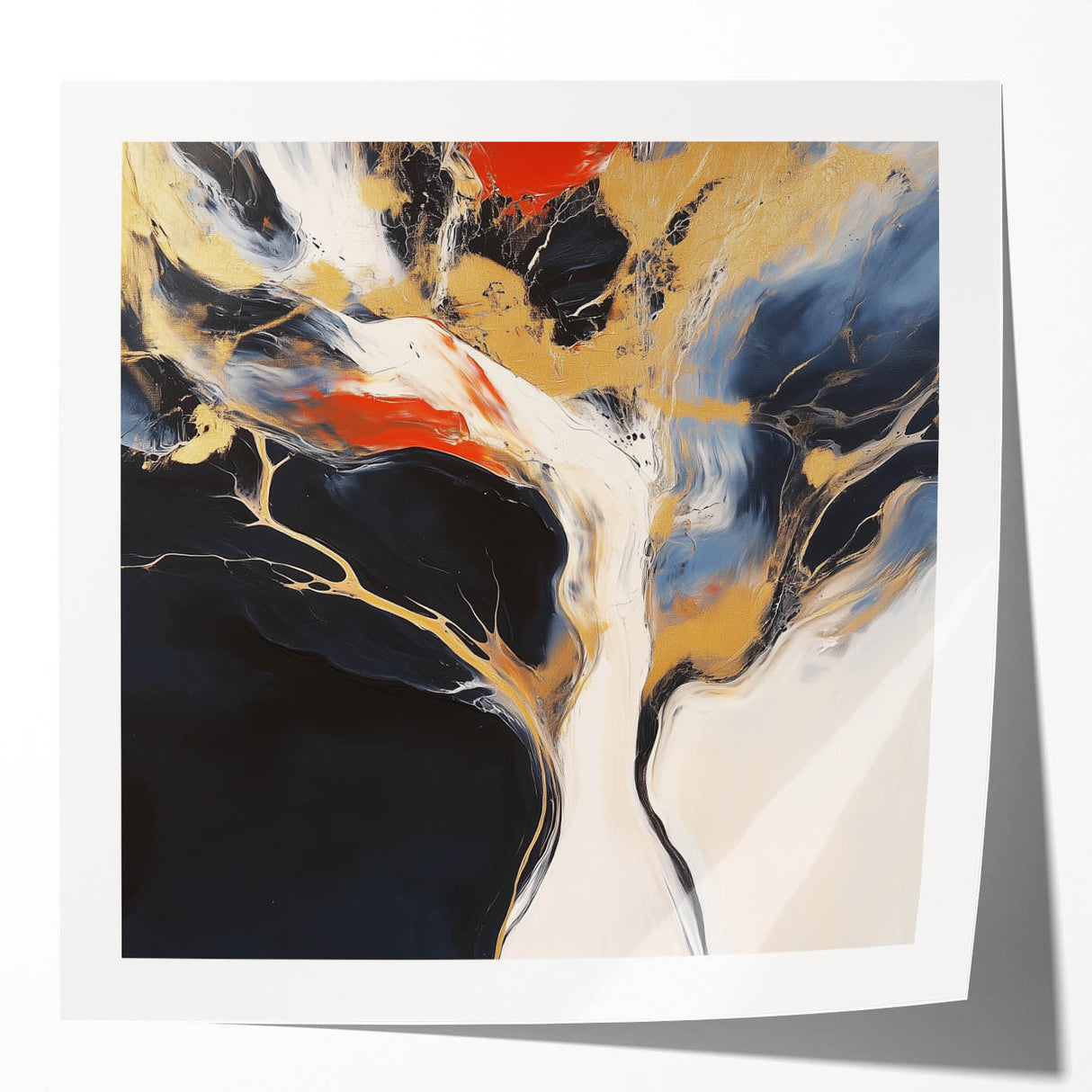 Contemporary Abstract Canvas – Bold Large Minimalist Wall Art