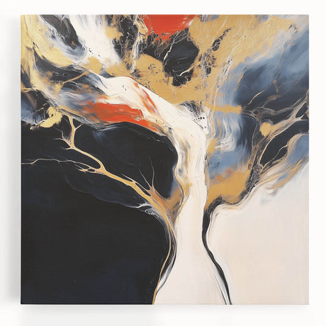 Contemporary Abstract Canvas – Bold Large Minimalist Wall Art
