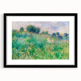 Impressionist Meadow Wall Art - Renoir’s Lush Green Landscape Print