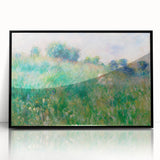 Impressionist Meadow Wall Art - Renoir’s Lush Green Landscape Print