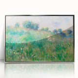 Impressionist Meadow Wall Art - Renoir’s Lush Green Landscape Print