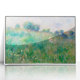 Impressionist Meadow Wall Art - Renoir’s Lush Green Landscape Print