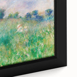 Impressionist Meadow Wall Art - Renoir’s Lush Green Landscape Print