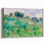 Impressionist Meadow Wall Art - Renoir’s Lush Green Landscape Print