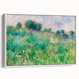 Impressionist Meadow Wall Art - Renoir’s Lush Green Landscape Print