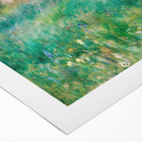 Impressionist Meadow Wall Art - Renoir’s Lush Green Landscape Print