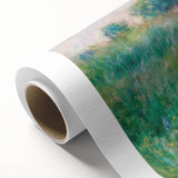 Impressionist Meadow Wall Art - Renoir’s Lush Green Landscape Print