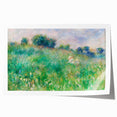 Impressionist Meadow Wall Art - Renoir’s Lush Green Landscape Print