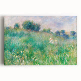 Impressionist Meadow Wall Art - Renoir’s Lush Green Landscape Print