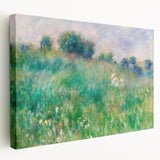 Impressionist Meadow Wall Art - Renoir’s Lush Green Landscape Print