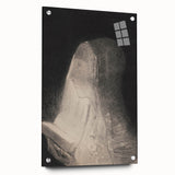 Mystical Black and White Wall Art - The Book of Light by Odilon Redon