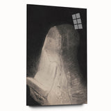 Mystical Black and White Wall Art - The Book of Light by Odilon Redon