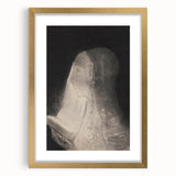 Mystical Black and White Wall Art - The Book of Light by Odilon Redon