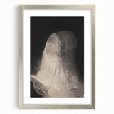 Mystical Black and White Wall Art - The Book of Light by Odilon Redon