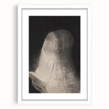 Mystical Black and White Wall Art - The Book of Light by Odilon Redon