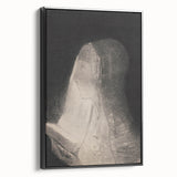 Mystical Black and White Wall Art - The Book of Light by Odilon Redon