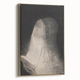 Mystical Black and White Wall Art - The Book of Light by Odilon Redon