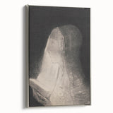 Mystical Black and White Wall Art - The Book of Light by Odilon Redon