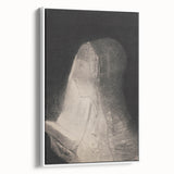 Mystical Black and White Wall Art - The Book of Light by Odilon Redon