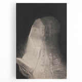 Mystical Black and White Wall Art - The Book of Light by Odilon Redon