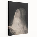 Mystical Black and White Wall Art - The Book of Light by Odilon Redon