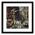 Realism Art Prints: "Cliff Dwellers" by George Bellows - Urban Life Canvas