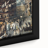 Realism Art Prints: "Cliff Dwellers" by George Bellows - Urban Life Canvas