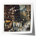 Realism Art Prints: "Cliff Dwellers" by George Bellows - Urban Life Canvas