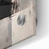 Dining Room Wall Art – Bold Red & Black Abstract Canvas